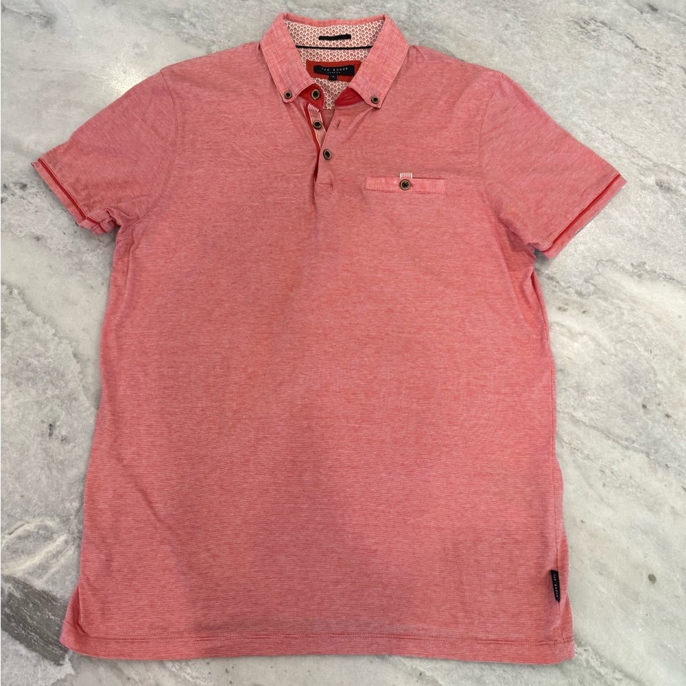 Ted Baker Men’s short sleeve polo, EUC